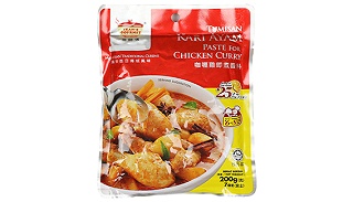 马来西亚田师傅牌咖喱鸡即煮酱200g