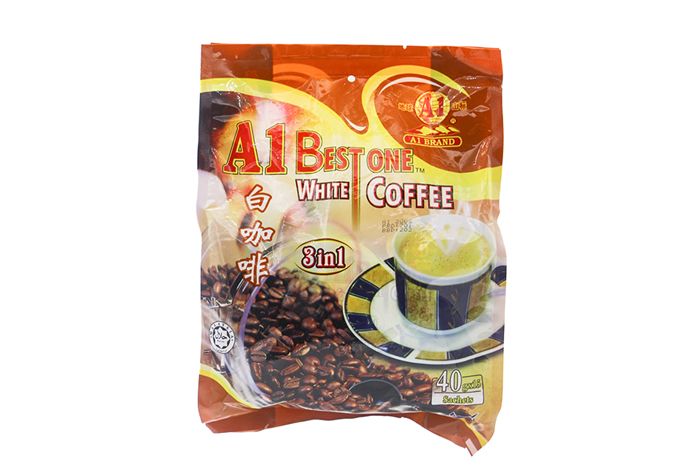 马来西亚进口A1三合一速溶白咖啡white coffee600g